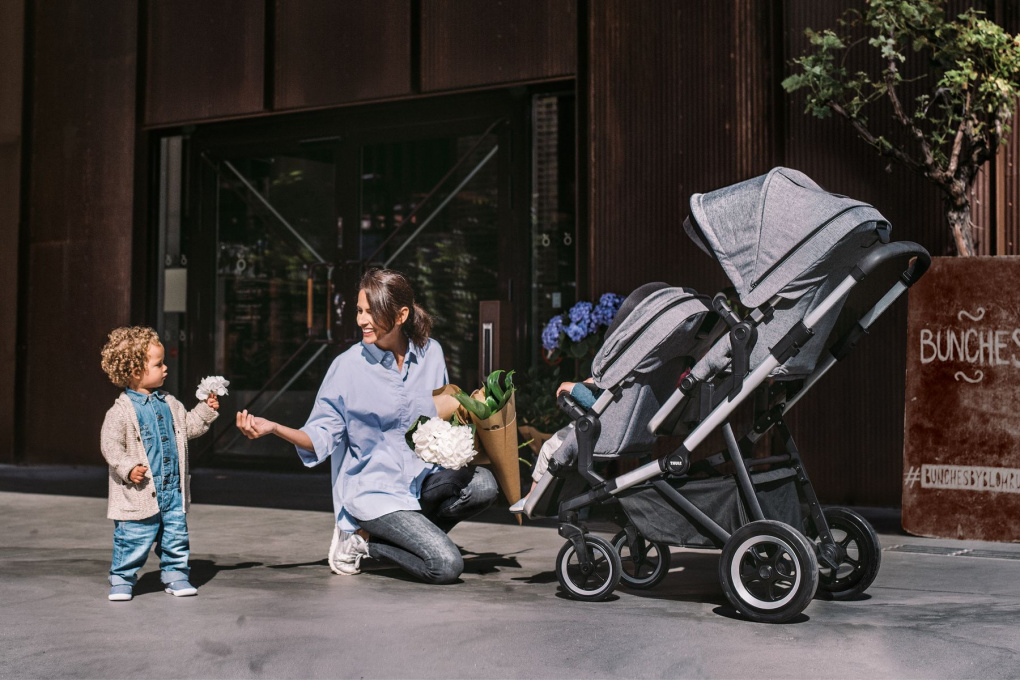 Thule Sleek + люлька Thule Bassin 11000010