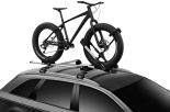 Подходит для большинства велосипедов с колесами от 20 до 29 дюймов и шинами шириной до 3 дюймов (до 5 дюймов с переходником Thule UpRide Fatbike Adapter, продается отдельно)